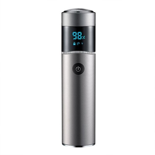 SARAHE S-1090 IPX7 vodoodporen prenosni okrogli električni brivnik z 8D LED digitalnim zaslonom (srebrn), (22149562) Cene