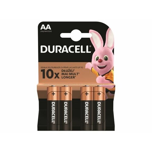 Duracell Baterije Duralock Basic AA LR6/MN1500 4kom Slike
