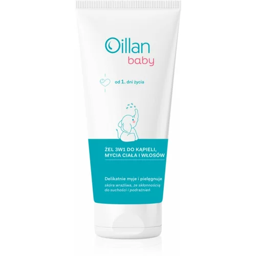 Oillan Baby Gentle Body Wash dječji gel i šampon 3 u 1 200 ml