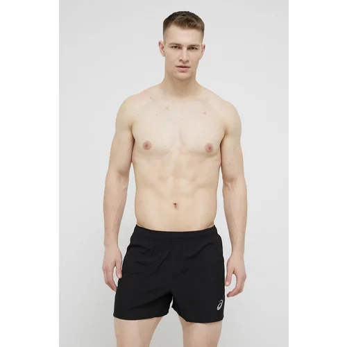 Asics Kratke hlače za trčanje za muškarce, boja: crna
