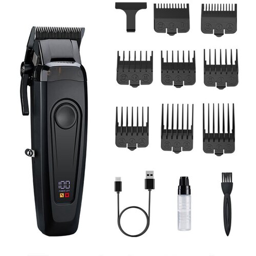 INF Profesionalni strižnik las z brezkrtačnim motorjem za natančno striženje Black, (5000072126) Cene