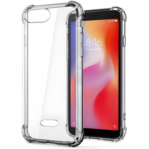 IZMAEL.eu Silikonska futrola s ojačanim rubovima za Xiaomi Redmi 6A - Prozirna Cene