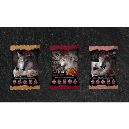 Alpha Spirit poslastica za pse - Pršuta 50g Cene