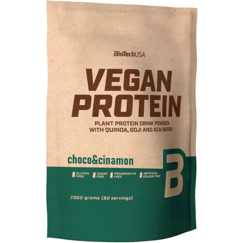 Biotechusa Vegan Protein - Čokolada in cimet Slike