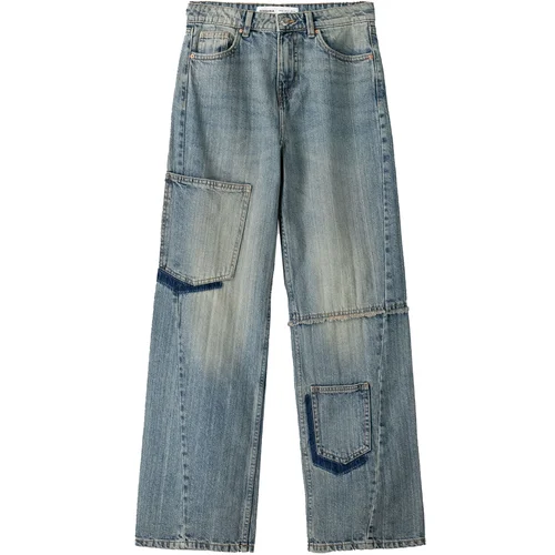 Bershka Kavbojke moder denim