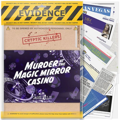  Detektivska igra - Murder at the Magic Mirror Casino - Cryptic Killers T3.5 Slike