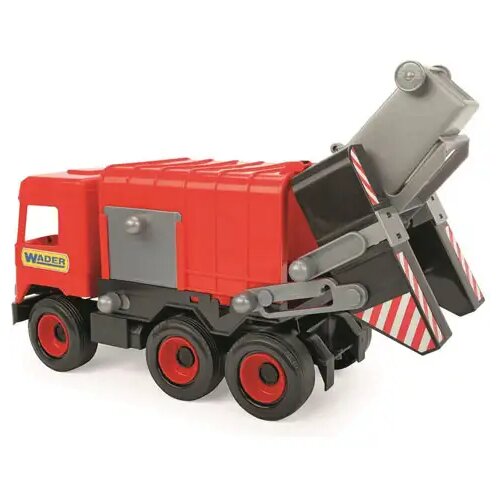 Wader middle truck: crveni kamion za odvoz smeća - 43cm - Cene