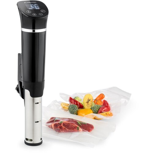 Klarstein Quickstick Flex, Sous-Vide kuhalo, 1300 W, 3D cirkulacija, IPX7, timer, 0 - 95 °C, crna boja Cijene