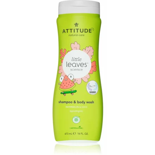 Attitude Little Leaves Watermelon & Coco dječji gel i šampon 473 ml