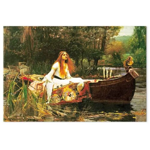  Slika - John William Waterhouse &amp;ndash; The Lady of Shalott 90x60 Premium Print Slike