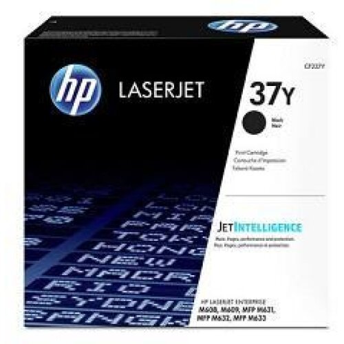 HP 37Y Extra High Yield Black Original LaserJet Toner Cartridge Slike