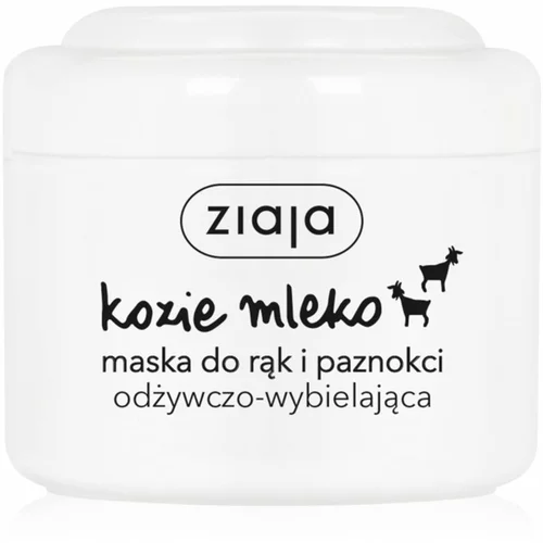 Ziaja goat´s milk hand mask izbjeljujuća maska ​​za ruke i nokte s kozjim mlijekom 75 ml
