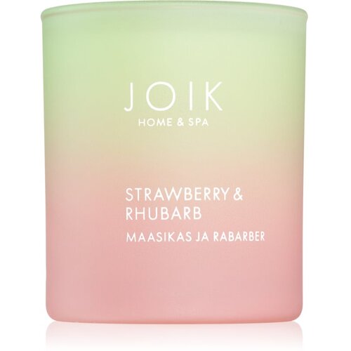 JOIK Organic Home & Spa Strawberry & Rhubarb mirisna svijeća 150 g Cijene