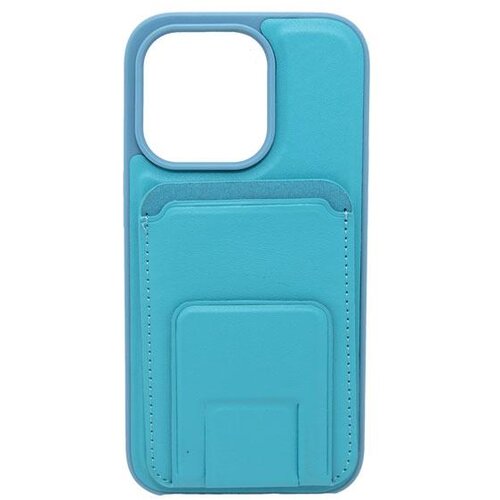  Maska za telefon LEATHER MAGSAFE WALLET za Iphone 14 Pro, Svetloplava Cene