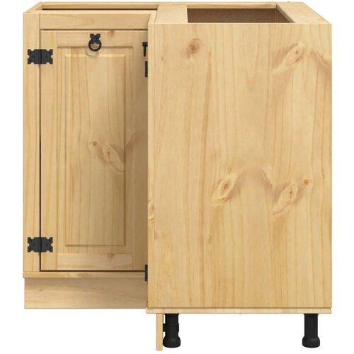  Cabinet s policom Med 60 x 32 x 40 cm Čvrsto borovo drvo Slike