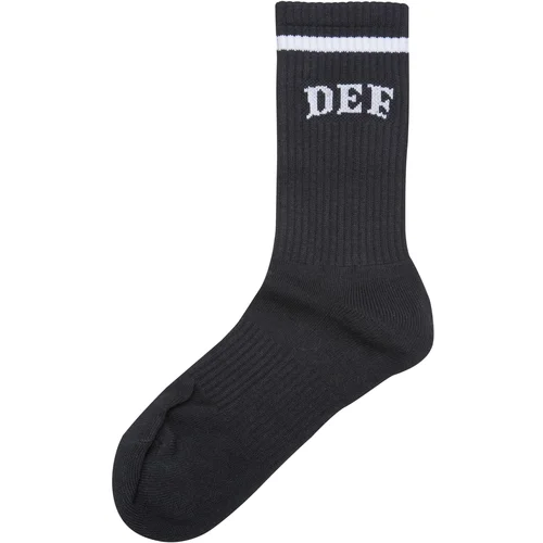 DEF College Socks Black