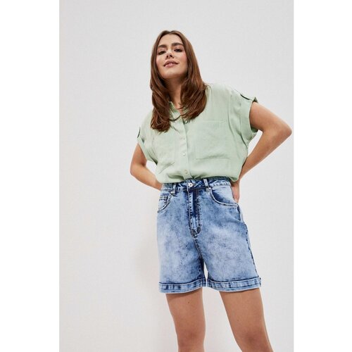 Moodo High waist denim shorts Slike