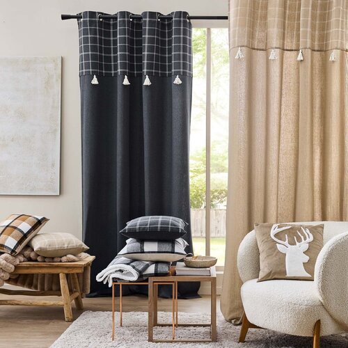 Douceur d int&amp;eacute;rieur Okrasna blazina 45x45 cm Ecossais &amp;ndash; Slike