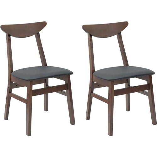  Trpezarijske stolice 2 pcs Svijetlosmeđa 42 x 47.5 x 81 cm Slike