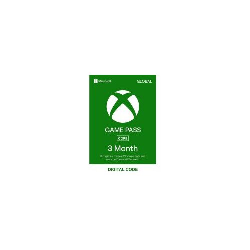 X BOX Game Pass Core 3 Months - United States Cijene