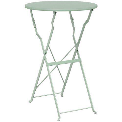 vidaXL Sklopivi vrtni stol svjetlosiva Ø50x71 cm čelik Cijene