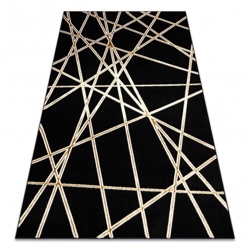RugsX Preproga ALLURE 1964 Geometric - strukturna, elegantna, glamur črna / zlato 120x170 cm, (22045538) Cene