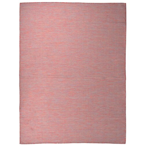 vidaXL Vanjski tepih ravnog tkanja 120 x 170 cm crveni Cijene