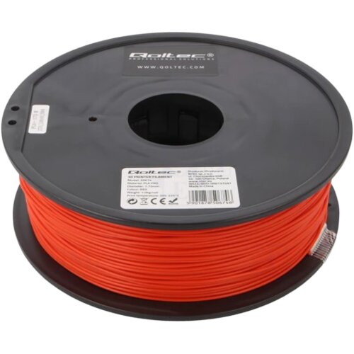 Filament punjenje za 3D printer crveni 1.75mm 1kg Slike