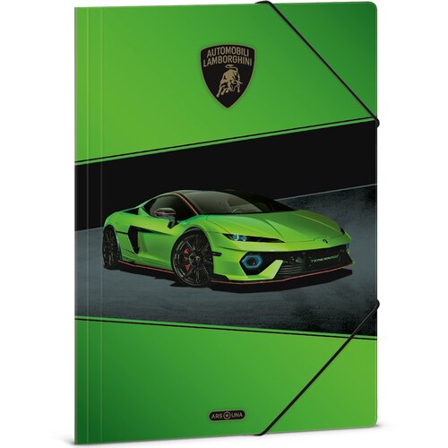 Ars Una zelena Lamborghini mapa z elastiko velikosti A4 Cene