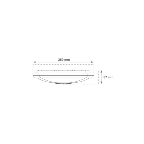 Greentech led plafonjera sa senzorom 16w 3000k bela ( CLS-800-16NW ) Cene