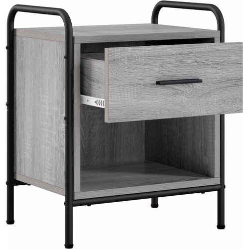  Noćni ormar Siva Sonoma 40 x 30 x 50 cm Konstruirano drvo Slike