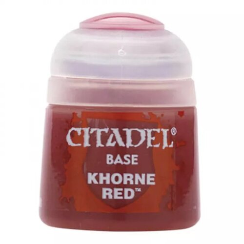 Games Workshop base: khorne red Cene