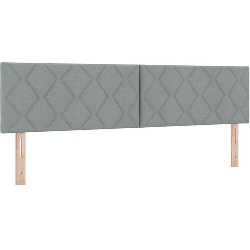  Krevet s opruga kutije Svjetlosiva 180 x 200 cm tkanina Slike