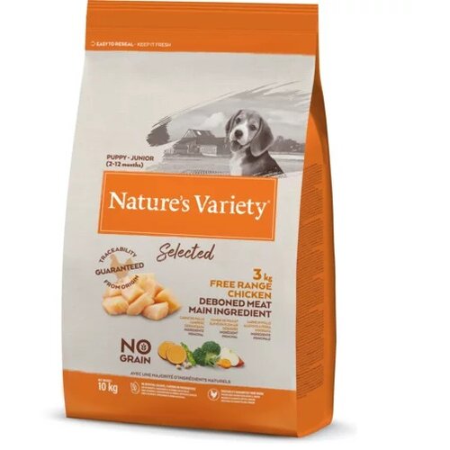 Nature's Variety selected hrana za pse junior - chicken 10kg Slike