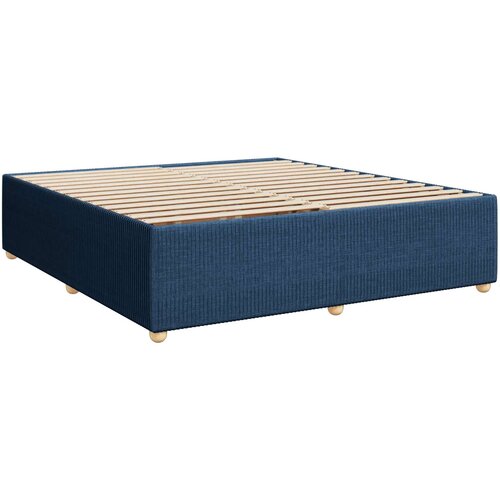  Boxspring krevet s madracem Plava 180 x 200 cm Tkanina Slike
