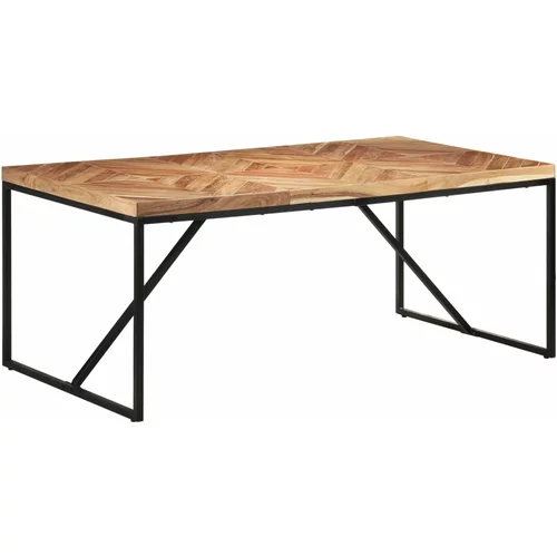  Blagovaonski stol 180 x 90 x 76 cm masivno drvo bagrema i manga