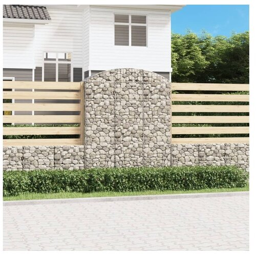  Gabionska ko&scaron;ara s lukom 150x50x180/200 cm pocinčano željezo Cijene