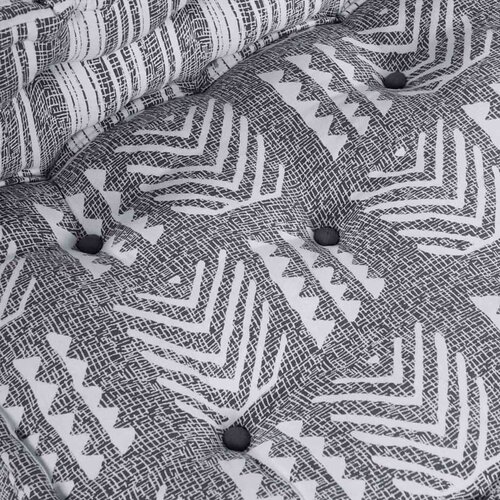  Modularna sofa Sivi Print 70 x 70 x 56 cm Tkanina Slike