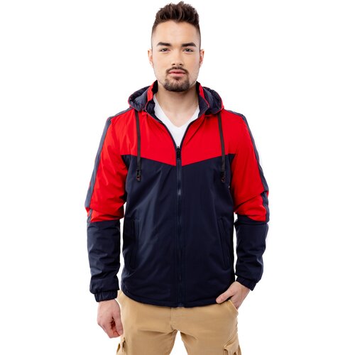 Glano Men's Reversible Jacket - red Slike
