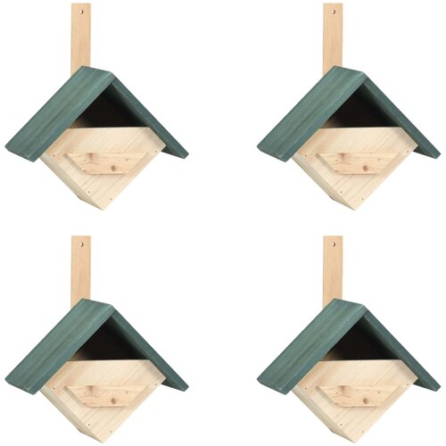  Kućice za ptice 4 kom 24 x 16 x 30 cm od jelovine Cijene