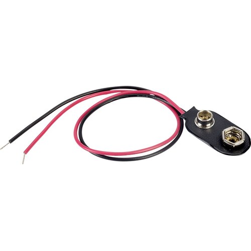 TRU COMPONENTS Baterijski priključek 1x 9 V Block priključek na pritisni gumb (D x &amp;Scaron;) 31 mm x 14 mm BS-ER-36-200, (20635737) Slike