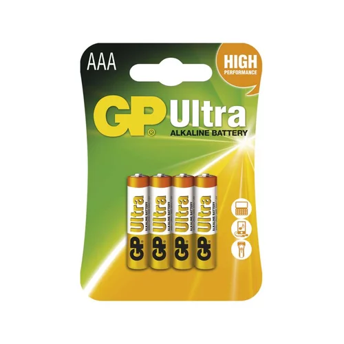 Gp Baterija alkalna AAA 4kom ULTRA 3/Z2220U