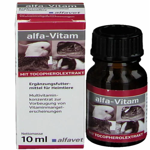  Alfa-Vitam, sirup za okrasne ptice in male glodavce