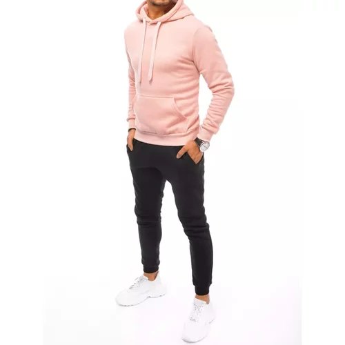 DStreet Men's pink and black tracksuit AX0641