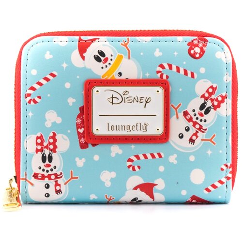 Loungefly DISNEY SEASONAL SNOWMAN MINNIE MICKEY AOP DENARNICA Cene