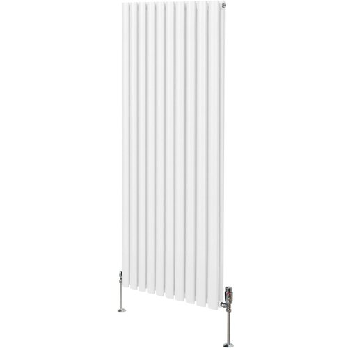 Monster ovalni stebrični radiator in ventili - 1600 mm x 600 mm - bel, (21569910) Cene