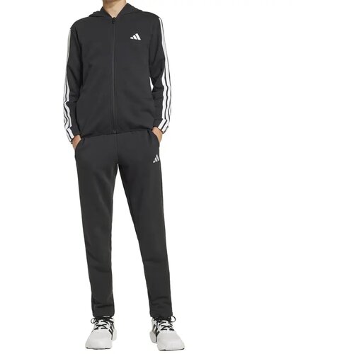 Adidas Dečija komplet trenerka za dečake J 3S FT TS 220, Crna Slike