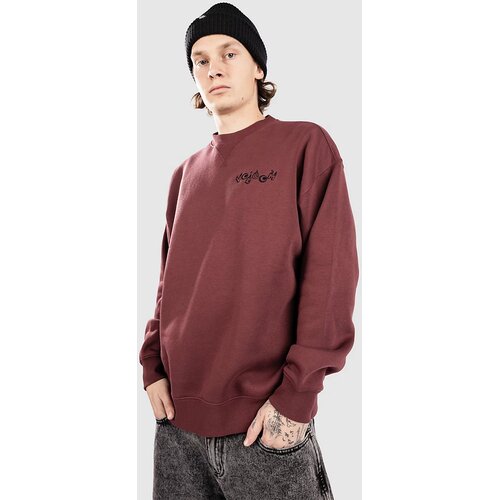 Volcom Fa Daniel Shepard Crew Pulover merlot Cene