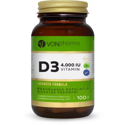  VonPharma Vitamin D3 4.000 I.E., kapsule