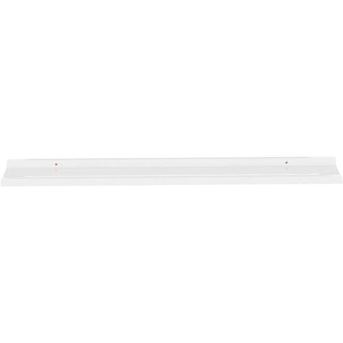 vidaXL Zidne police 2 kom visoki sjaj bijele 115 x 9 x 3 cm Cijene